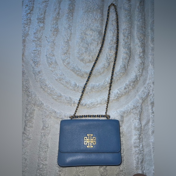 Tory Burch Britten Blue Bag - Picture 5 of 7